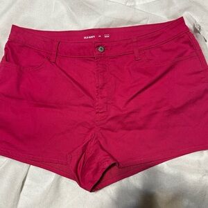 Old Navy Women's Vibrant Pink Jean Shorts